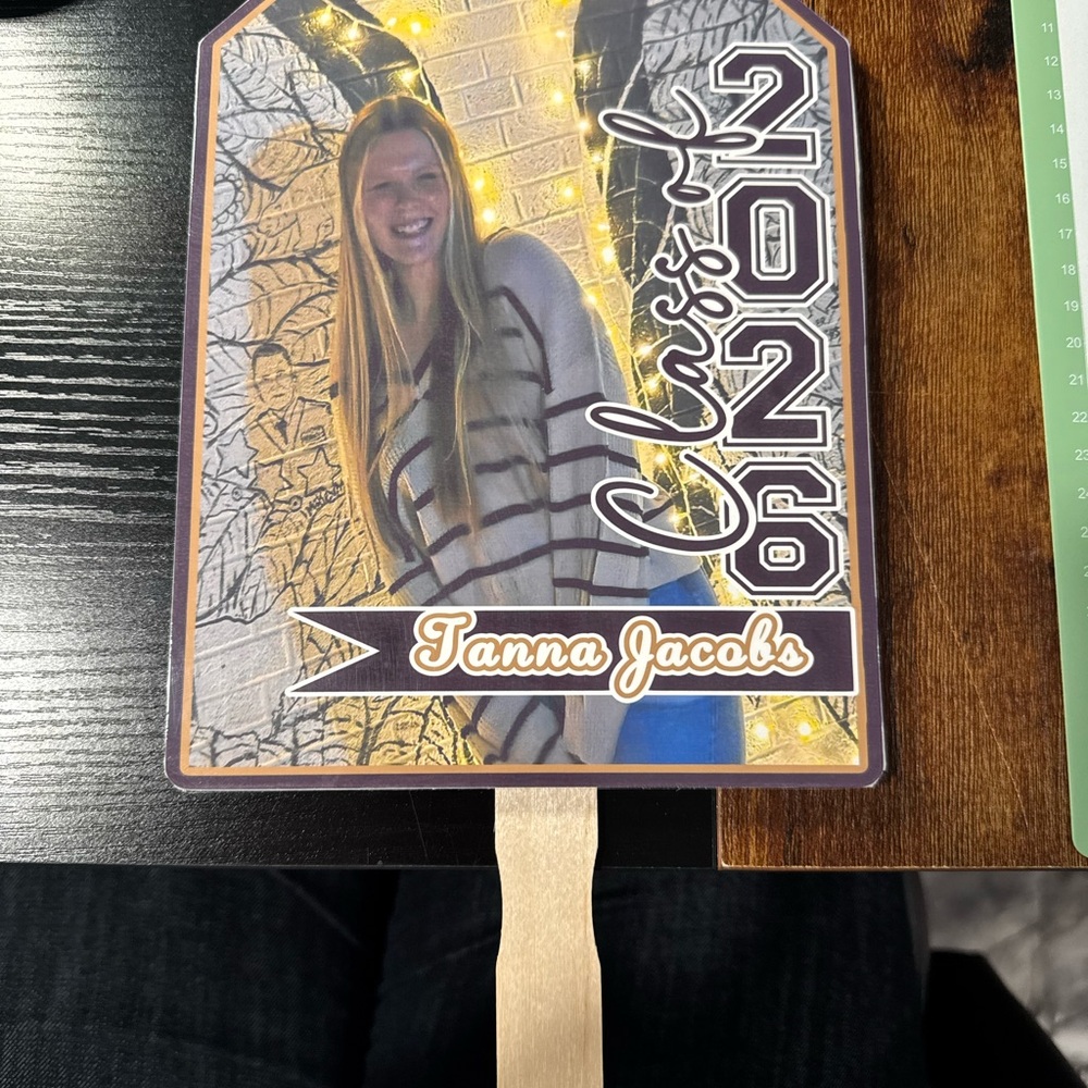 Custom Graduation Photo Paddle